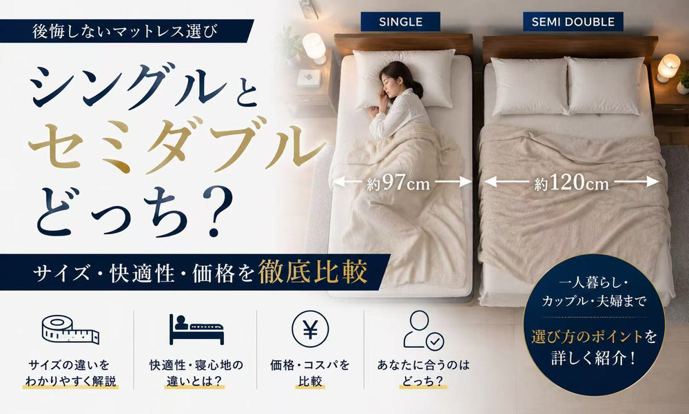 シングルとセミダブルどっち?