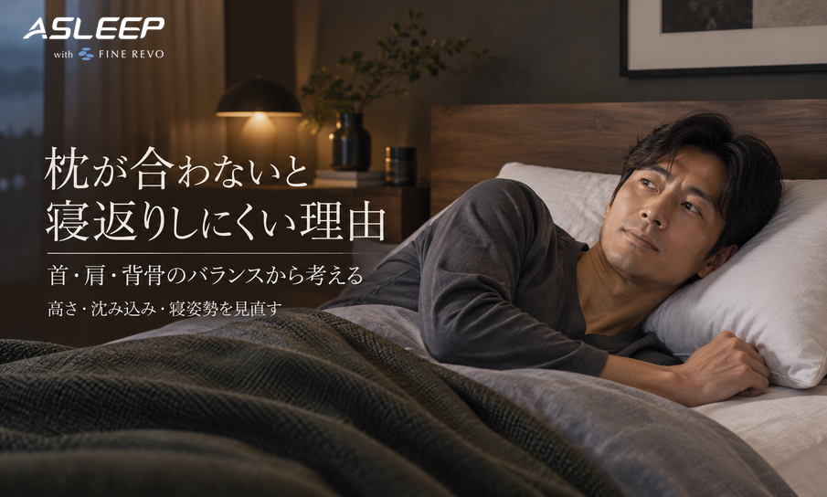 枕が合わないと寝返りしにくい理由