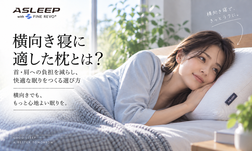 横向き寝に適した枕とは？