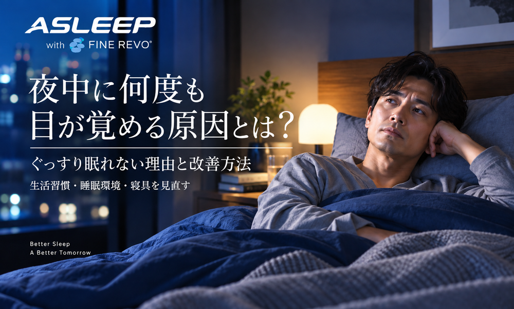 夜中に何度も目が覚める原因とは？