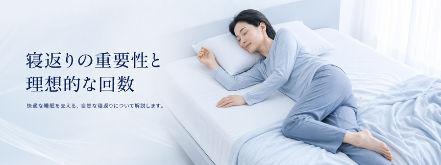 寝返りの重要性と理想的な回数を解説する睡眠コラム