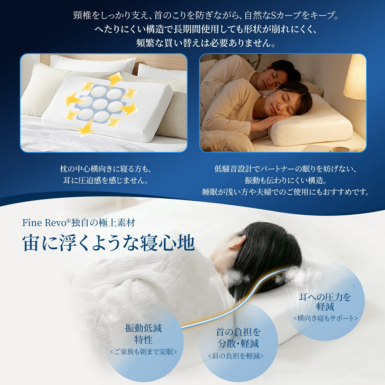宙に浮くような寝心地｜寝返りしやすいマットレスASLEEP