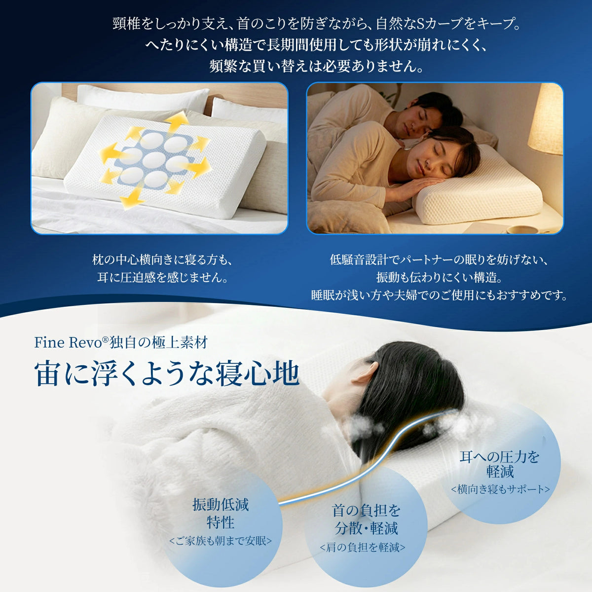 宙に浮くような寝心地｜寝返りしやすいマットレスASLEEP