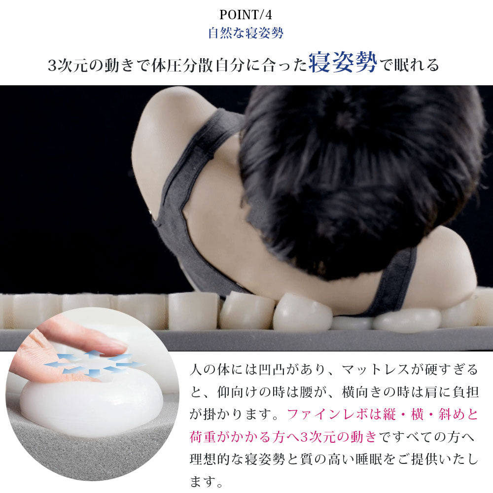 【とぅるーりさん専用】ASLEEP SFF-JPX シングルマットレス ハード ASLEEP(アスリープ) ファインレボ マットレストッパー DF8301 – 第3の